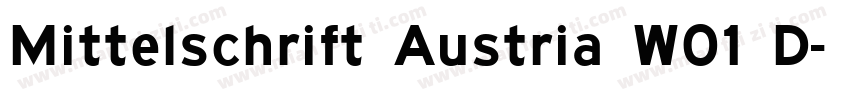 Mittelschrift Austria W01 D字体转换